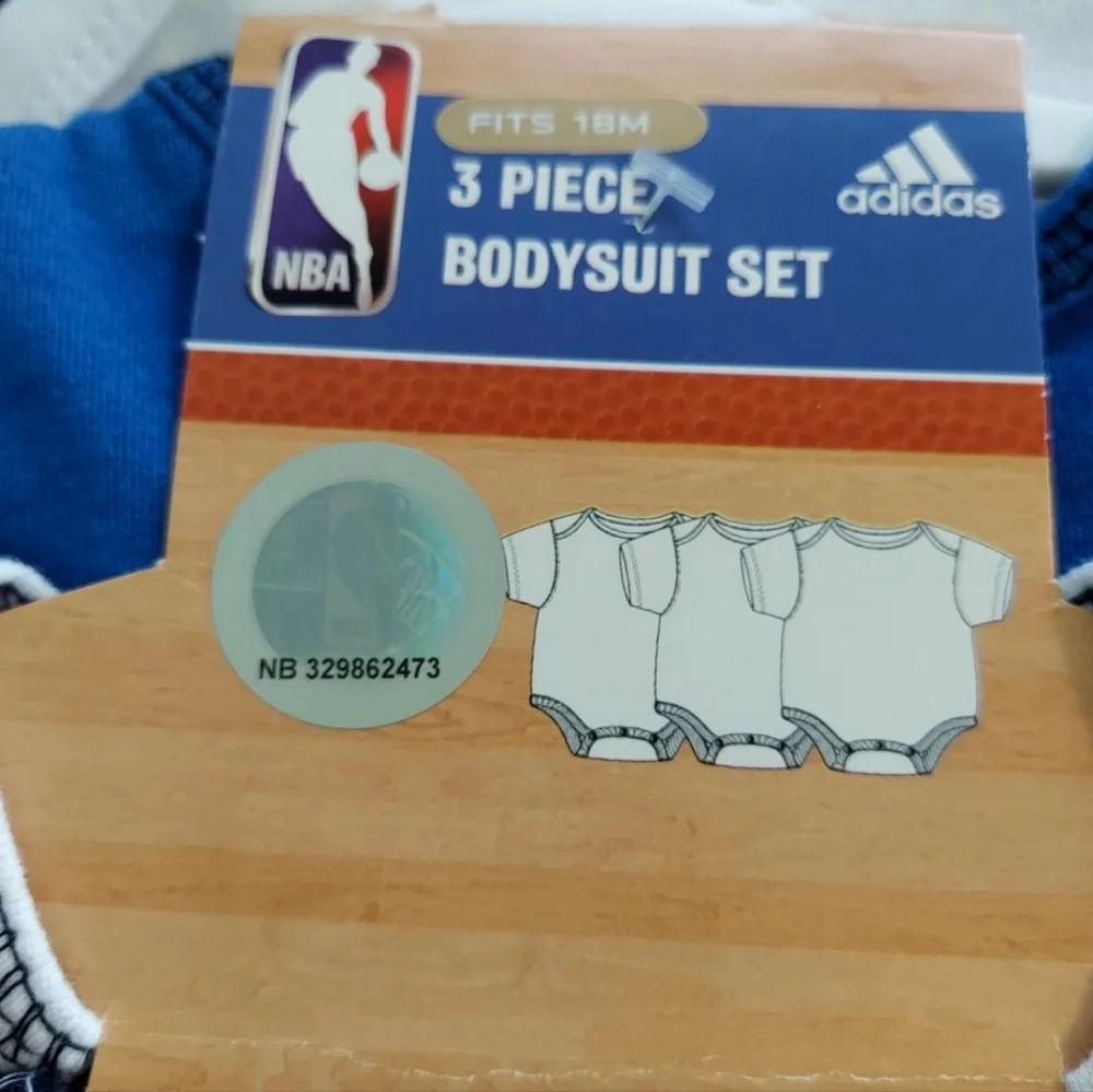 Oklahoma City Thunder Infant Bodysuits Size 18 Months Set of 3 Baby Toddler New